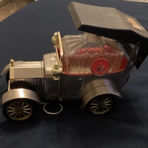 Vintage Style Black and Gold ford model T musical decant liquor